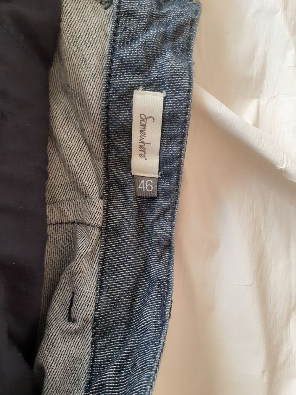 Jupe jean &eacute;vas&eacute;e 46 Vêtements