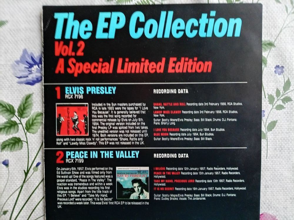 Elvis Presley The EP Collection
CD et vinyles