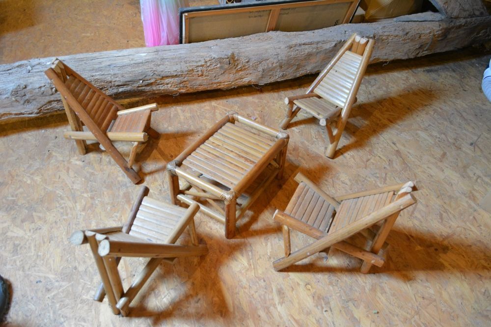 ensemble en bambou enfants Mobilier enfants