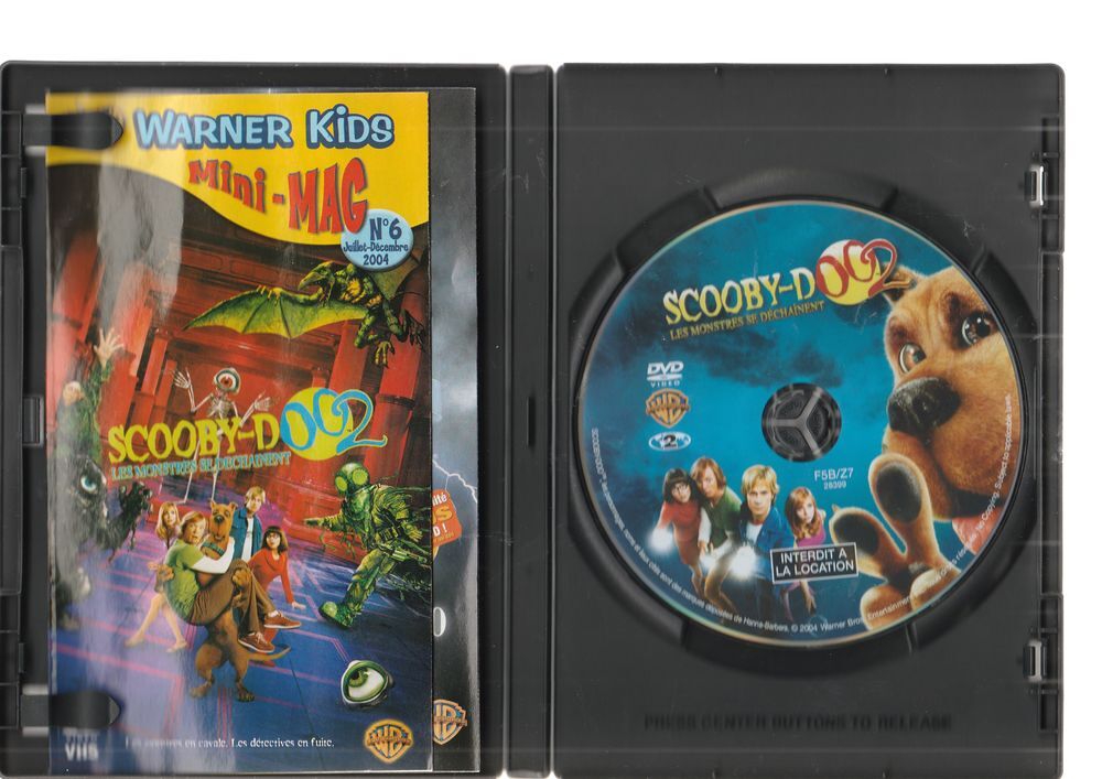 Scooby-doo 2 DVD et blu-ray