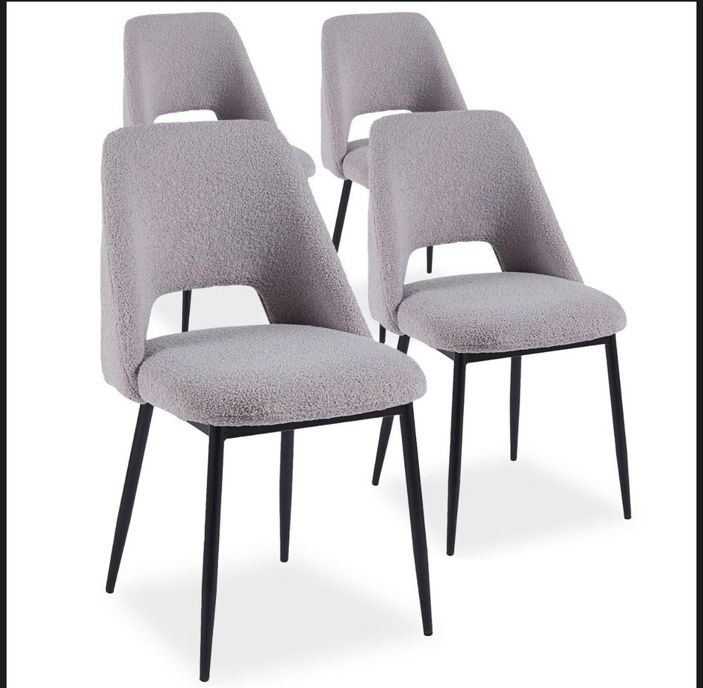 8 Chaises grises Meubles