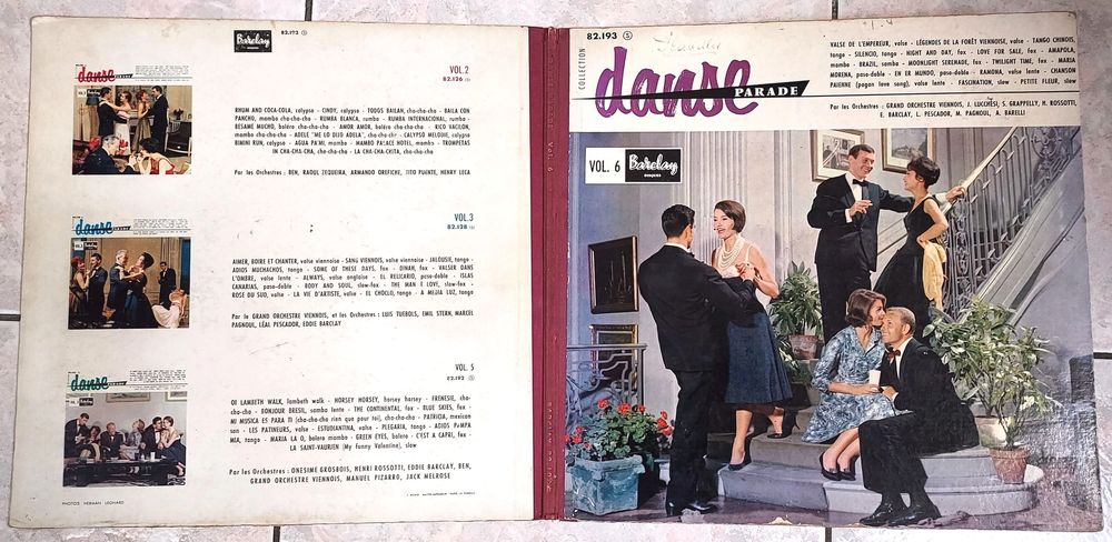 DANSE PARADE VOL. 6 -33t- St&eacute;phane GRAPPELLY - Eddie BARCLAY CD et vinyles