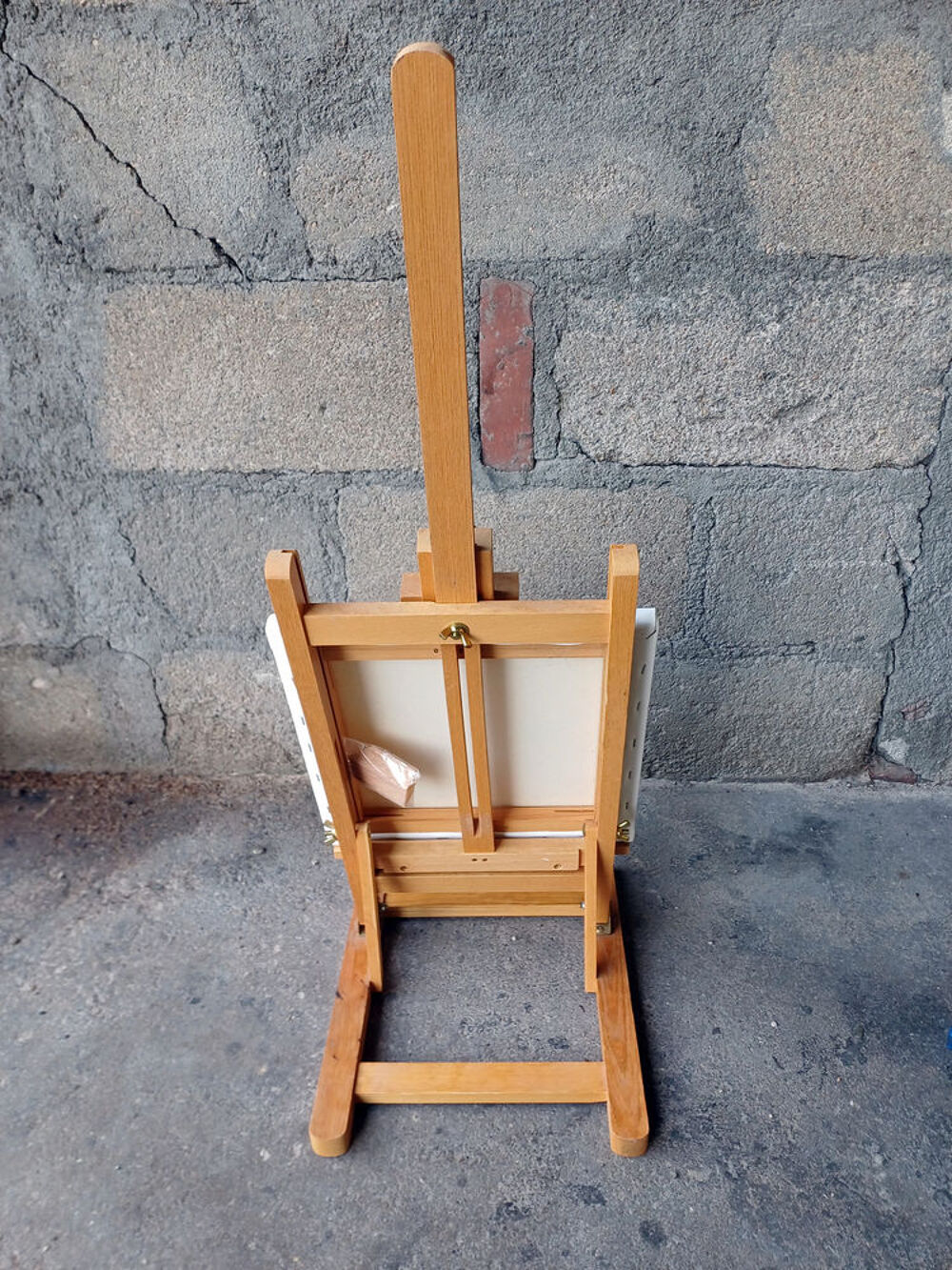 CHEVALET de peintre, pour tableau de 60cm de hauteur Décoration