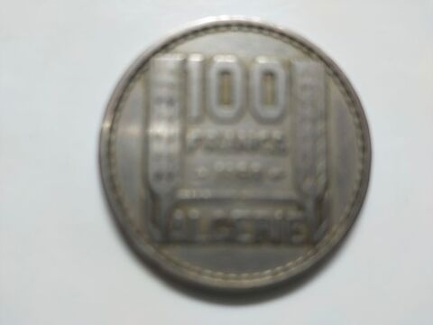 1 pice de 100 francs algrienne  anne 1950 . 60 Dolus-d'Olron (17)