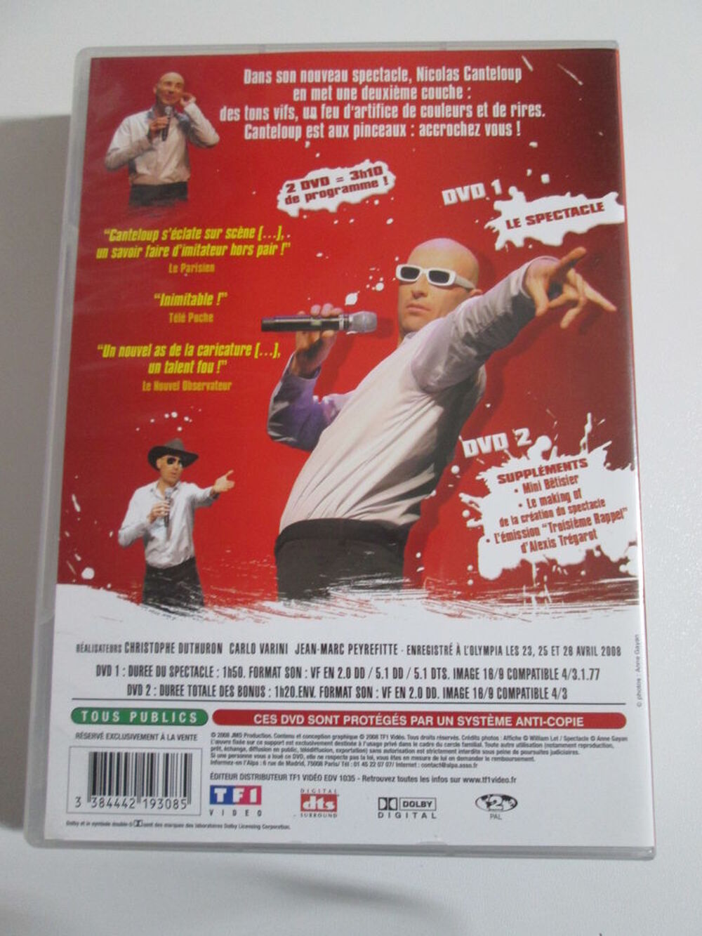 DVD Nicolas Canteloup 2&egrave;me deuxi&egrave;me couche DVD et blu-ray