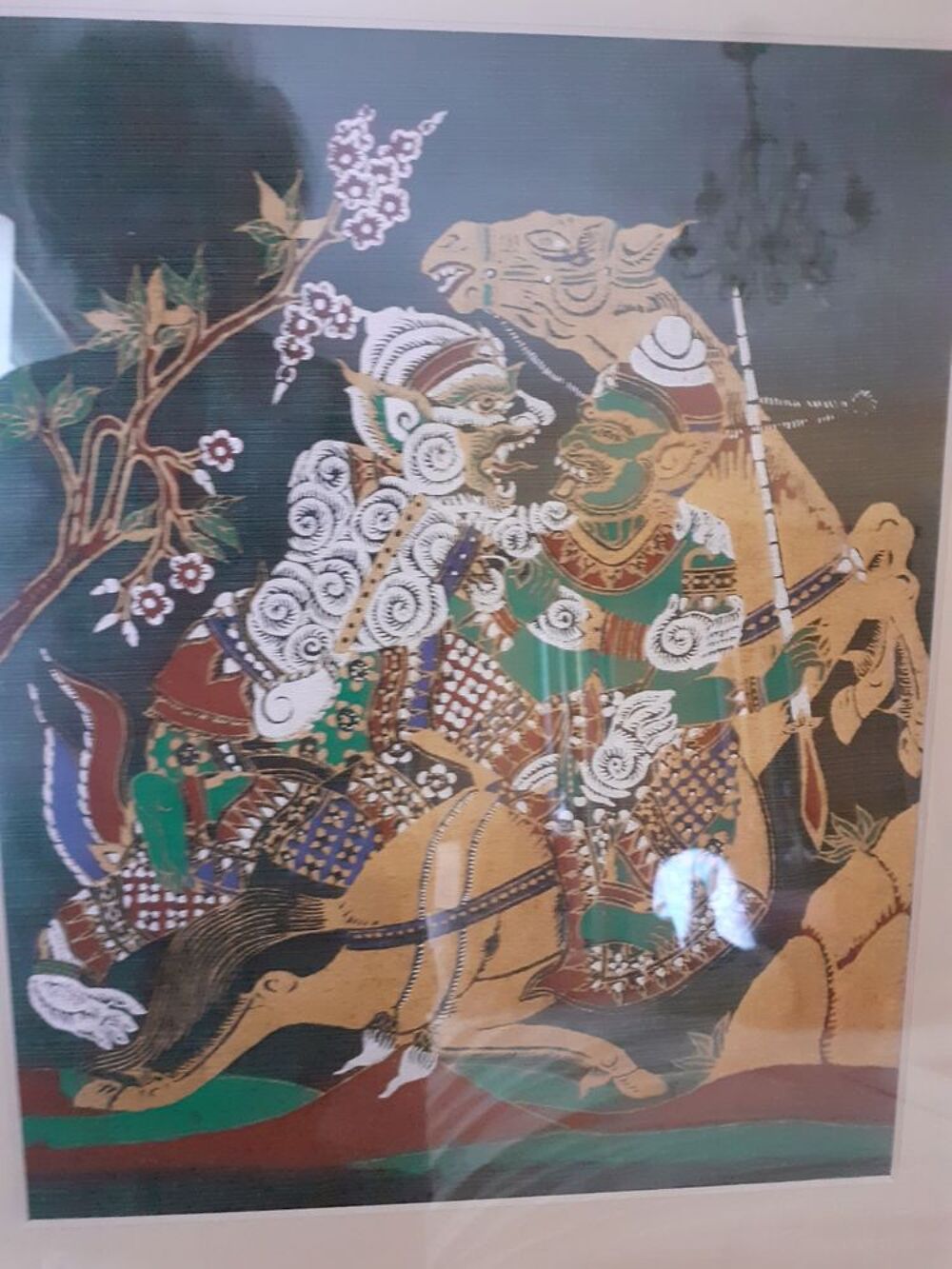 soie sujet Tha&iuml;lande Décoration