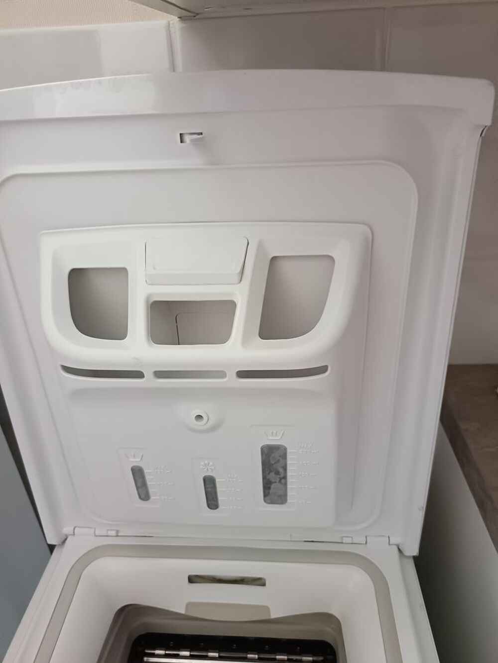 Lave-linge top blanc Electroménager