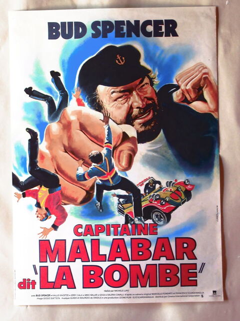 affiche de cin�ma CAPITAINE MALABAR DIT LA BOMBE 9 Curtafond (01)