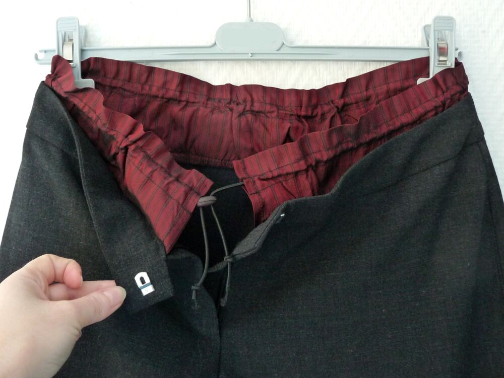 Pantacourt/ Pantalon Gris Anthracite- Patrick Mendes Vêtements