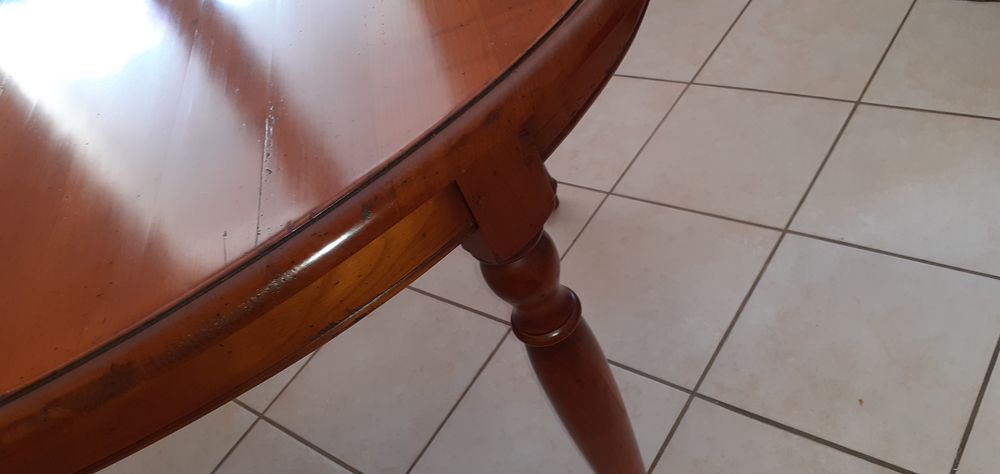 Table 100 % merisier + 6 Chaises Meubles