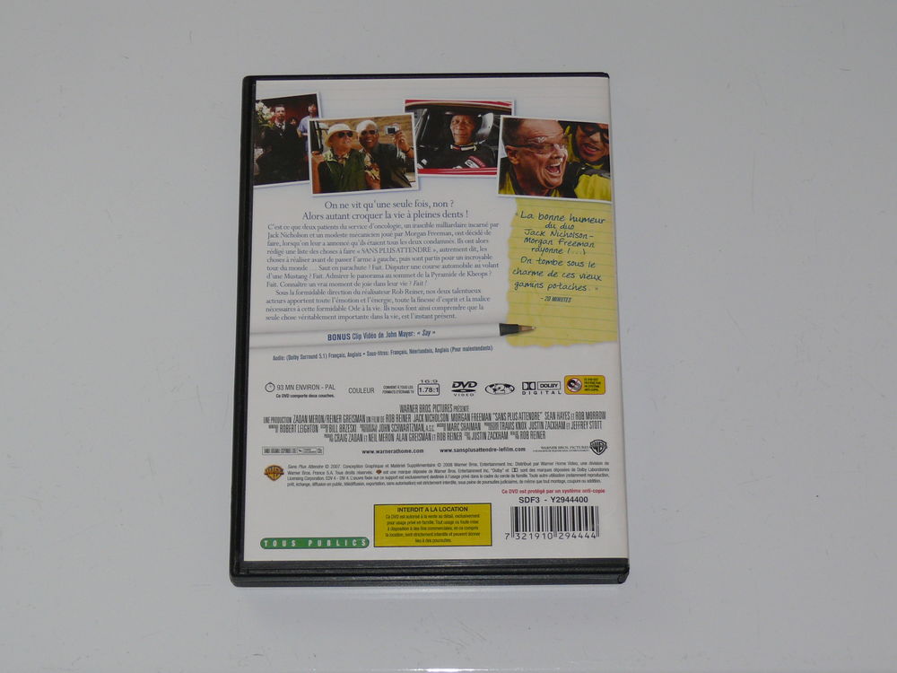 DVD : "Sans plus attendre" DVD et blu-ray