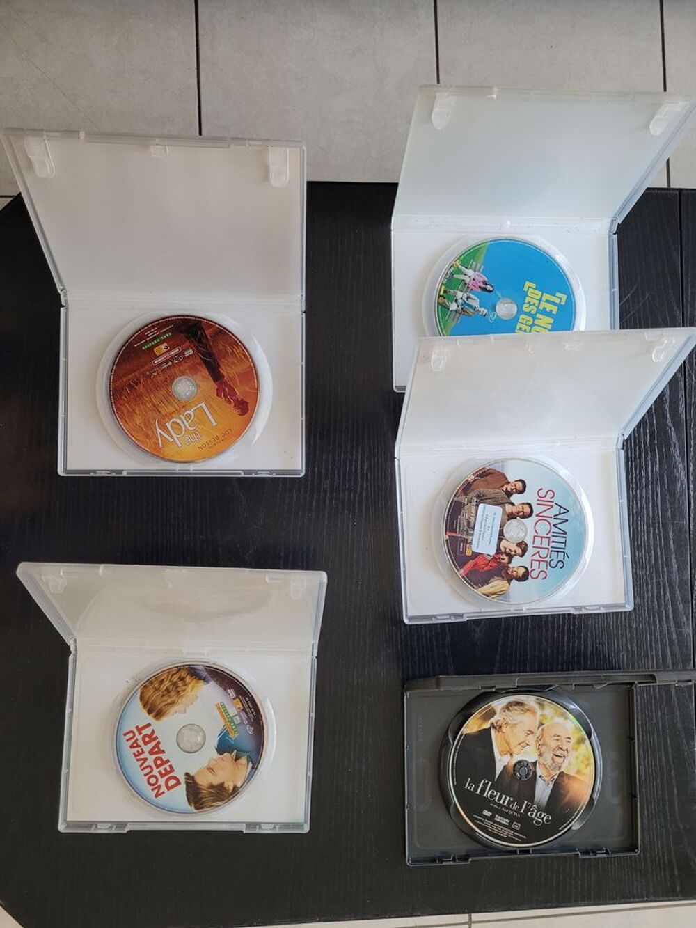 Lot de 5 DVD - Com&eacute;dies, drames et cin&eacute;ma fran&ccedil;ais DVD et blu-ray