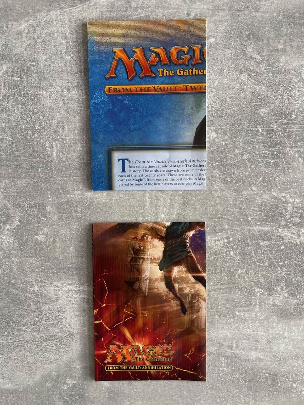 Lot de 4 boites vides magic the gathering anglaises Jeux / jouets