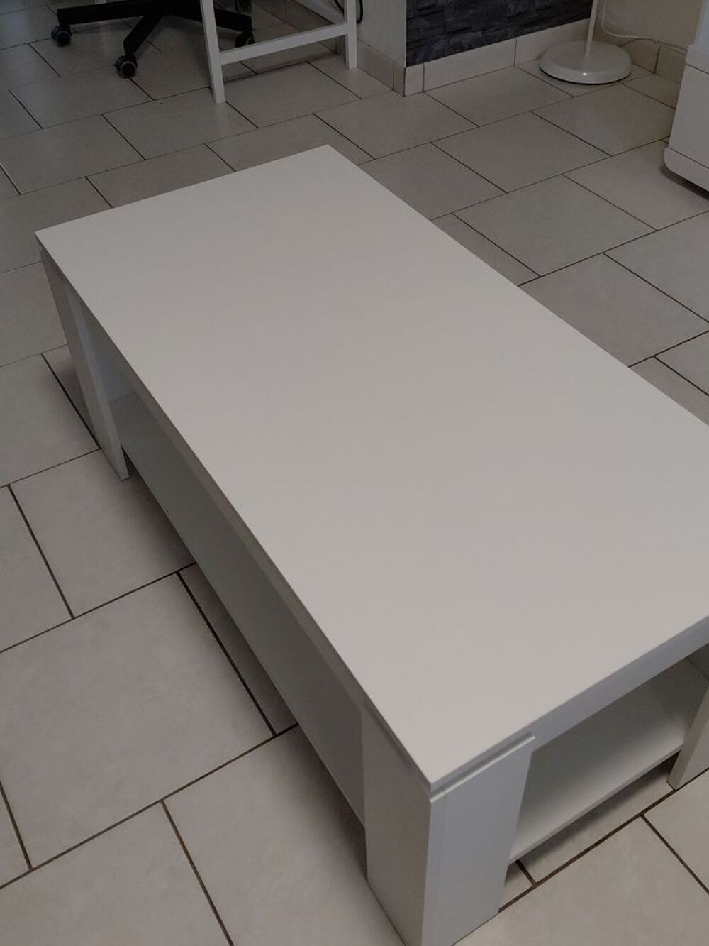Table de salon blanche Meubles