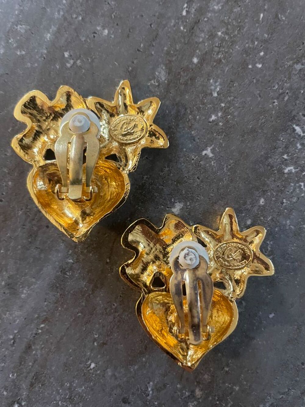 BO clip Etoile Croix Coeur Christian LACROIX Bijoux et montres