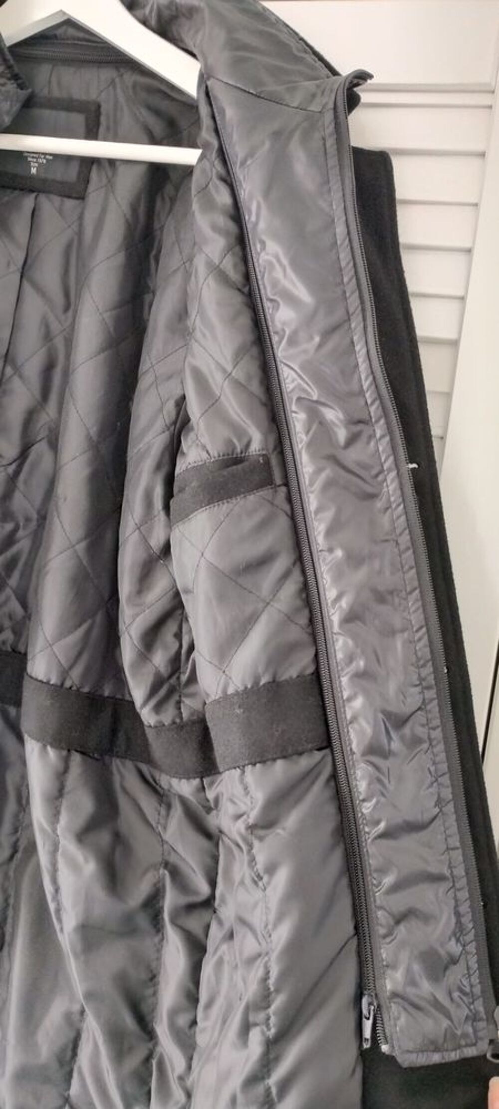 Manteau Homme Ajust&eacute; en Laine M&eacute;lang&eacute;e en Fibres Durables Vêtements
