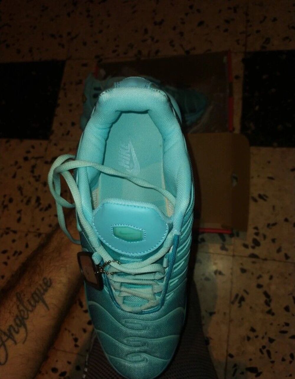 Tn bleu turquoise arc-en-ciel Chaussures