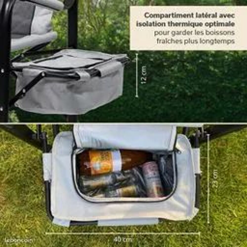 Chaises pliantes camping ou p&ecirc;che Sports