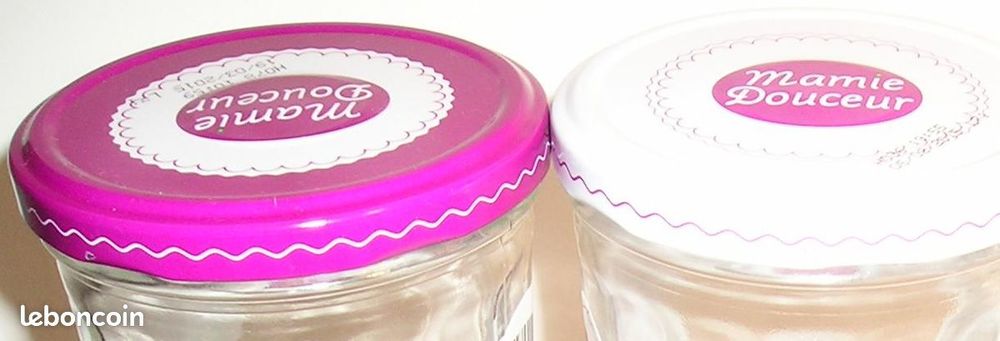 32 Pots pour confiture 370g Mamie Douceur Cuisine