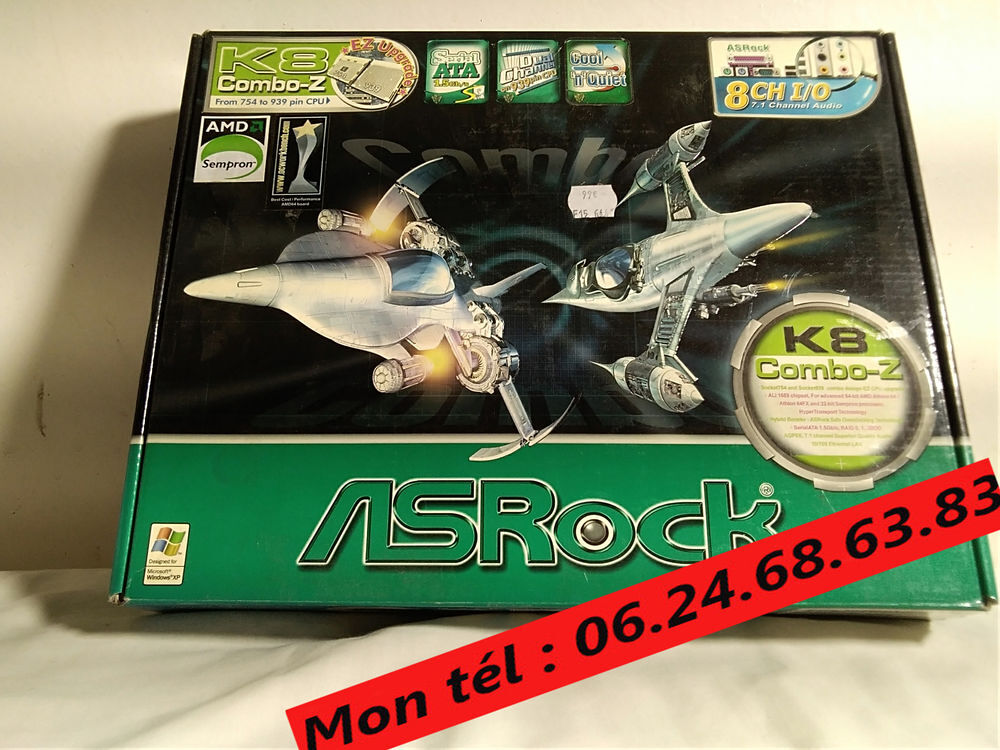 Carte M&egrave;re AS Rock K8 Combo Z Matériel informatique