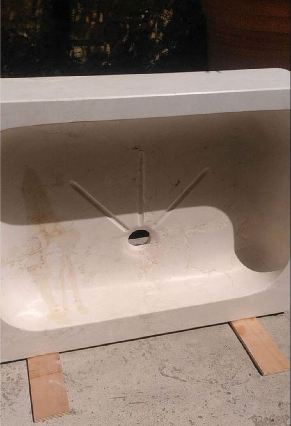 Bac douche en marbre Meubles