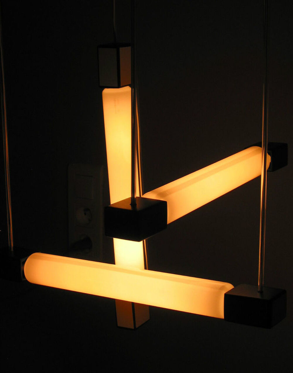 LAMPE LUSTRE de GERRIT RIETVELD Hanging light. Art d&eacute;co 1930 Meubles