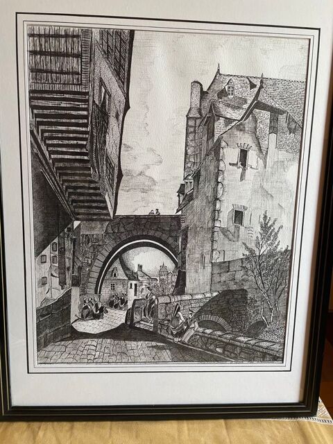 Lithographie 48 x 60 cm 50 Bill�re (64)