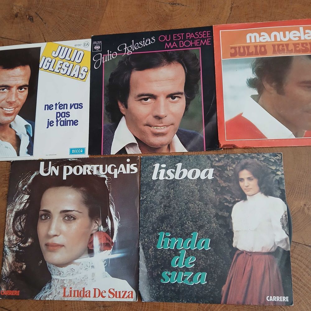 Vinyls 45 tours Julio Iglesias etLinda de Suza CD et vinyles