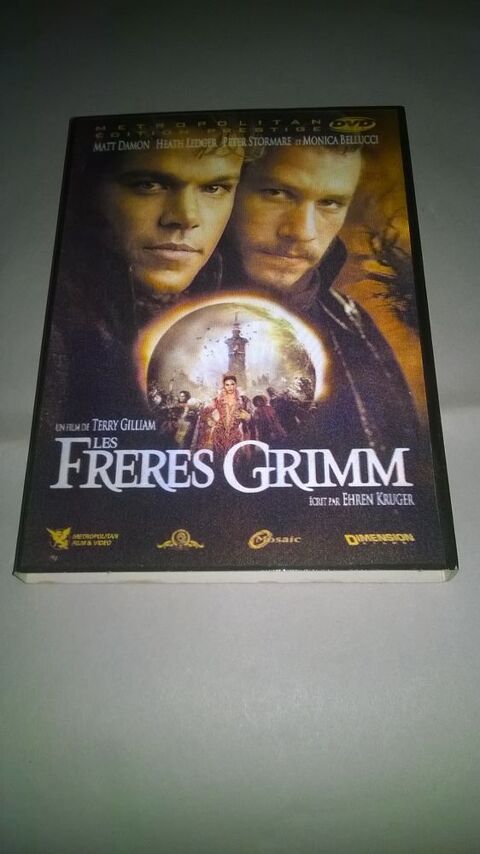 DVD Les Frères Grimm
Matt Damon
2006
Excellent etat
Poch 10 Talange (57)
