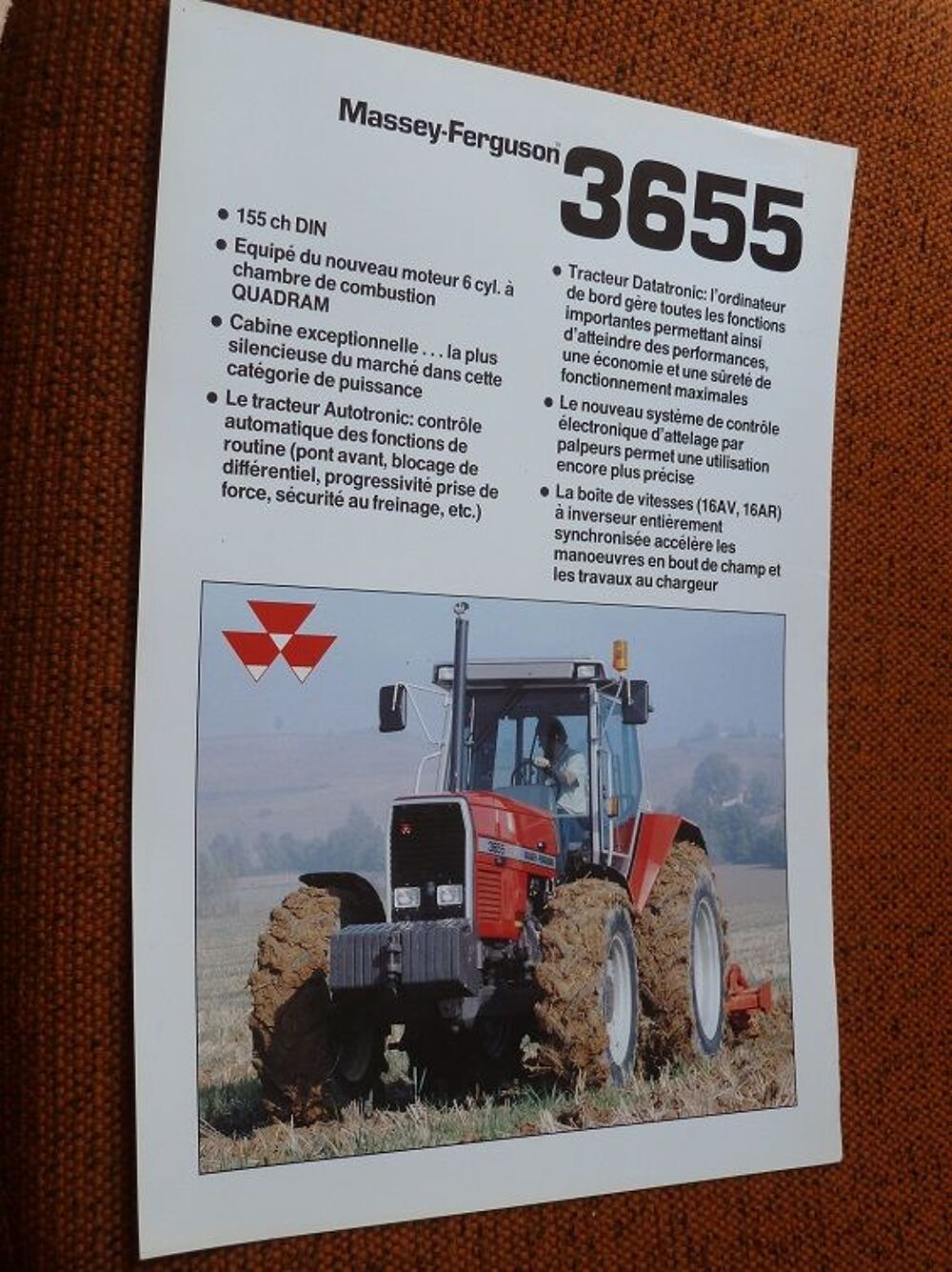 Prospectus MASSEY FERGUSON MF 3655 