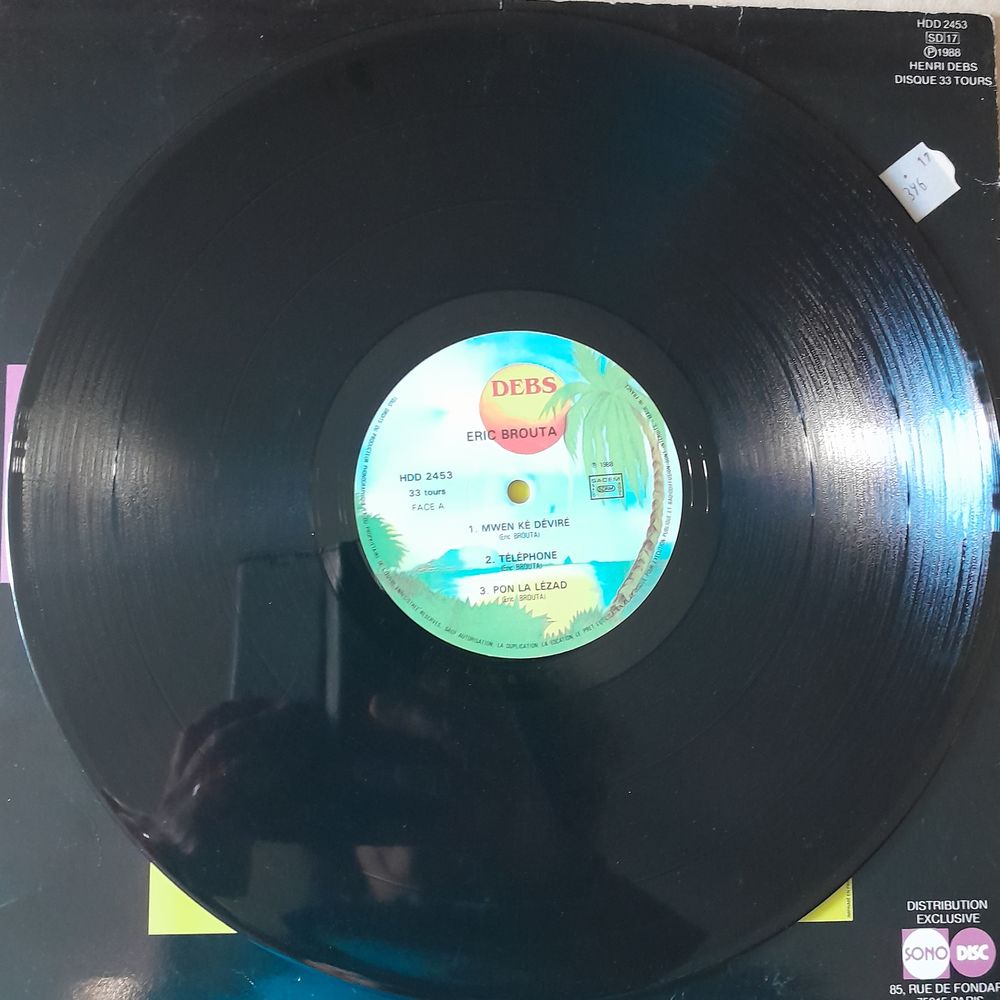 Vinyle 33 T , ERIC BROUTA Antilles CD et vinyles