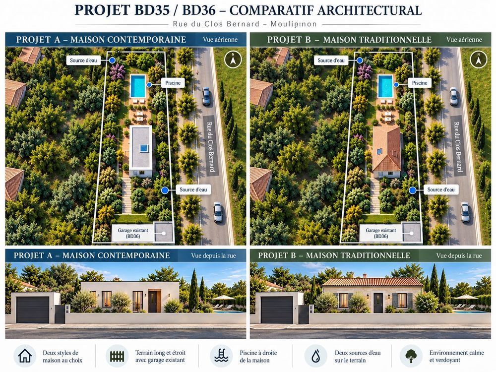 Vente Terrain Terrain constructible 348 m² avec garage €