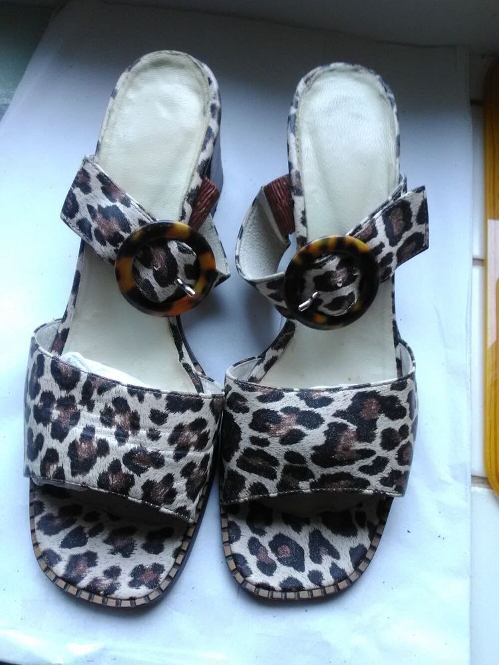 chaussures femmes &eacute;t&eacute; &eacute;l&eacute;gante fa&ccedil;on l&eacute;opard taille 39 Chaussures