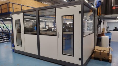 Cabine modulaire vitr�e pour bureau ou atelier 2300 Bourges (18)