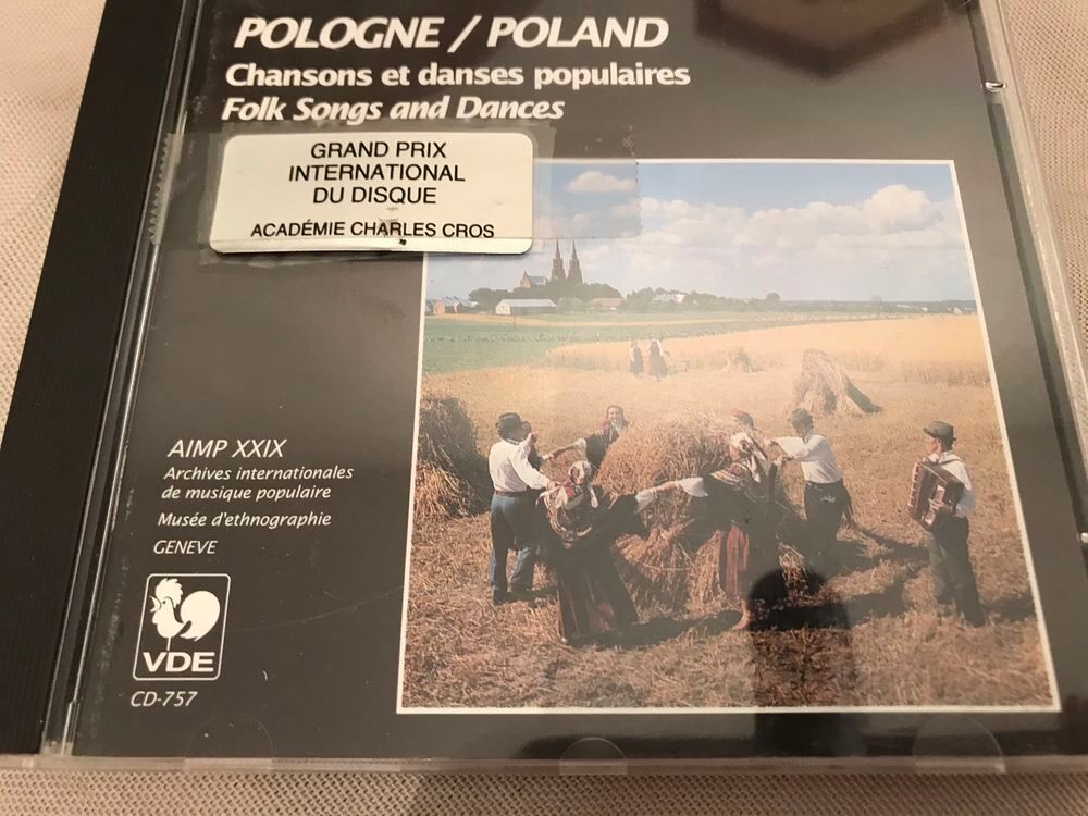 danses et chants de POLOGNE CD et vinyles