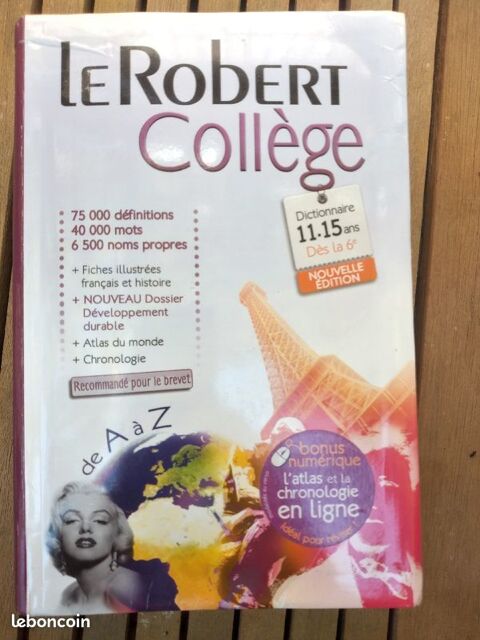dictionnaire Le Robert coll�ge 10 Beauchamp (95)