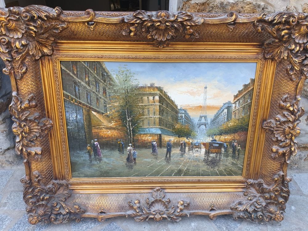 tableau huile sur toile 120&times;80 Décoration