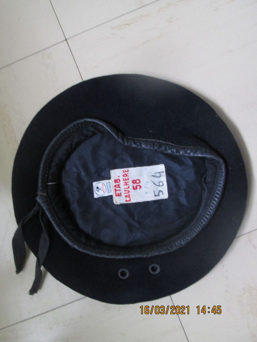 BERET MILITAIRE FRANCAIS 
