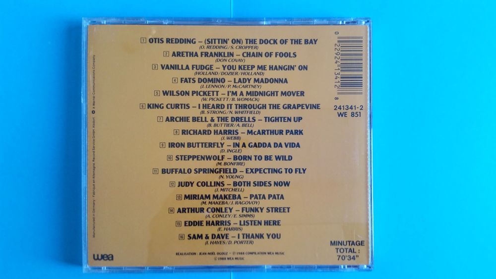 LES HITS DE 1968 CD et vinyles