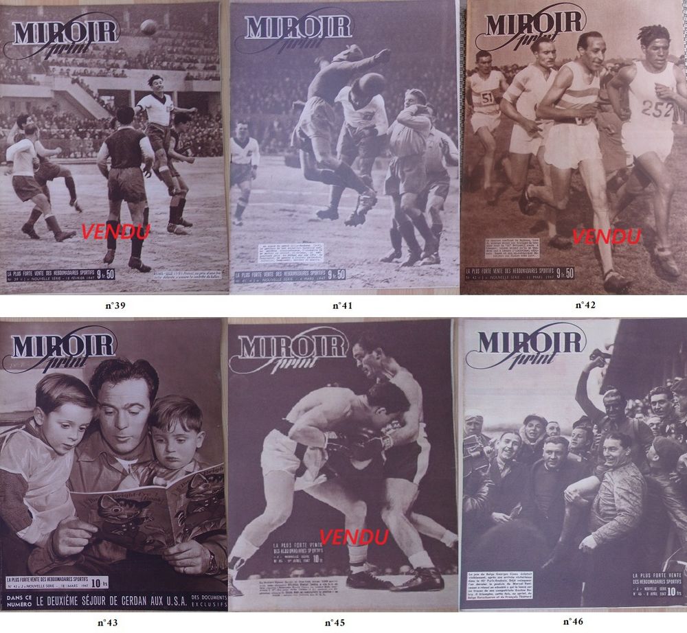 Miroir Sprint ann&eacute;e 1947 