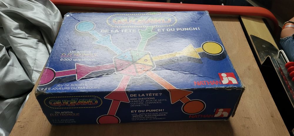 Jeu soci&eacute;t&eacute; Quizzard vintage ann&eacute;es 80 90 nostalgie Nathan Jeux / jouets
