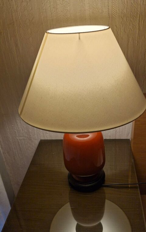 Lampe vintage en céramique terracotta ? Années 70/80 49 Aix-en-Provence (13)