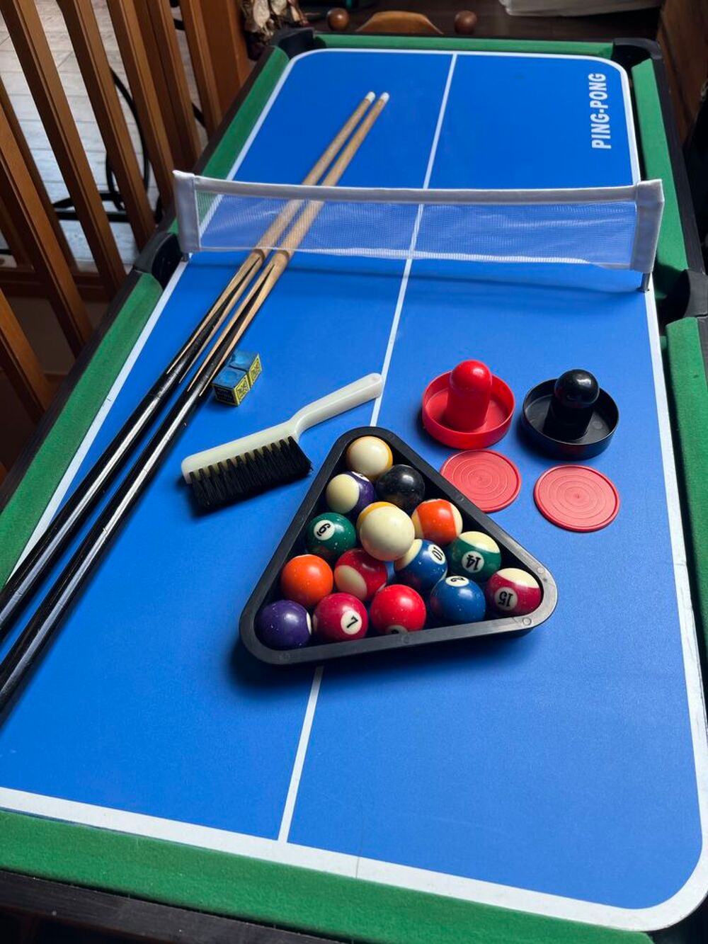 ping pong billard hockey table de jeux 3 en 1 Jeux / jouets