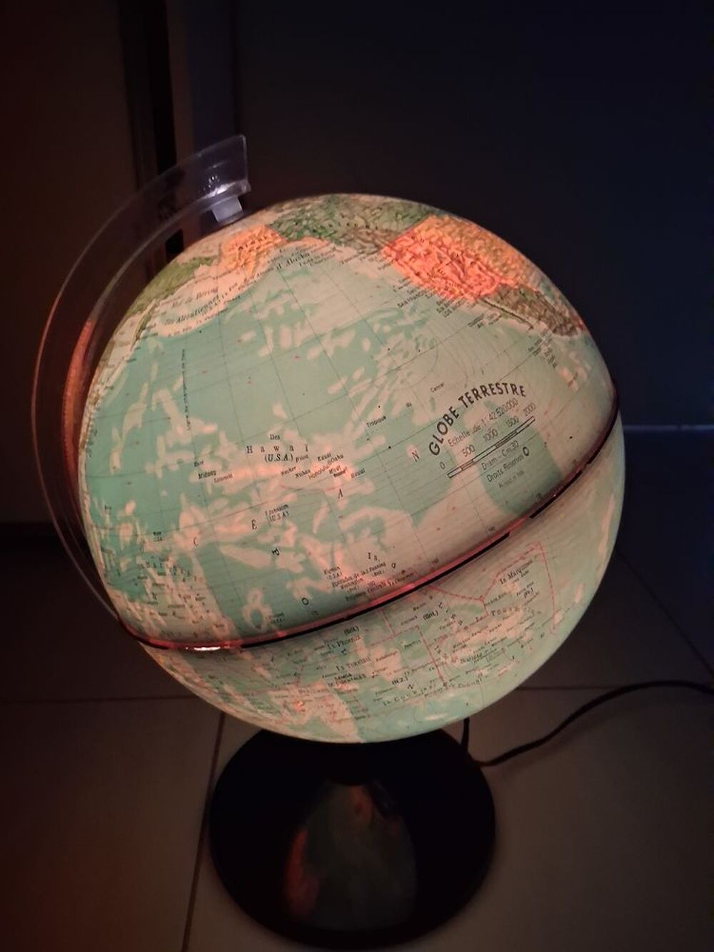 Mappemonde lumineuse Décoration
