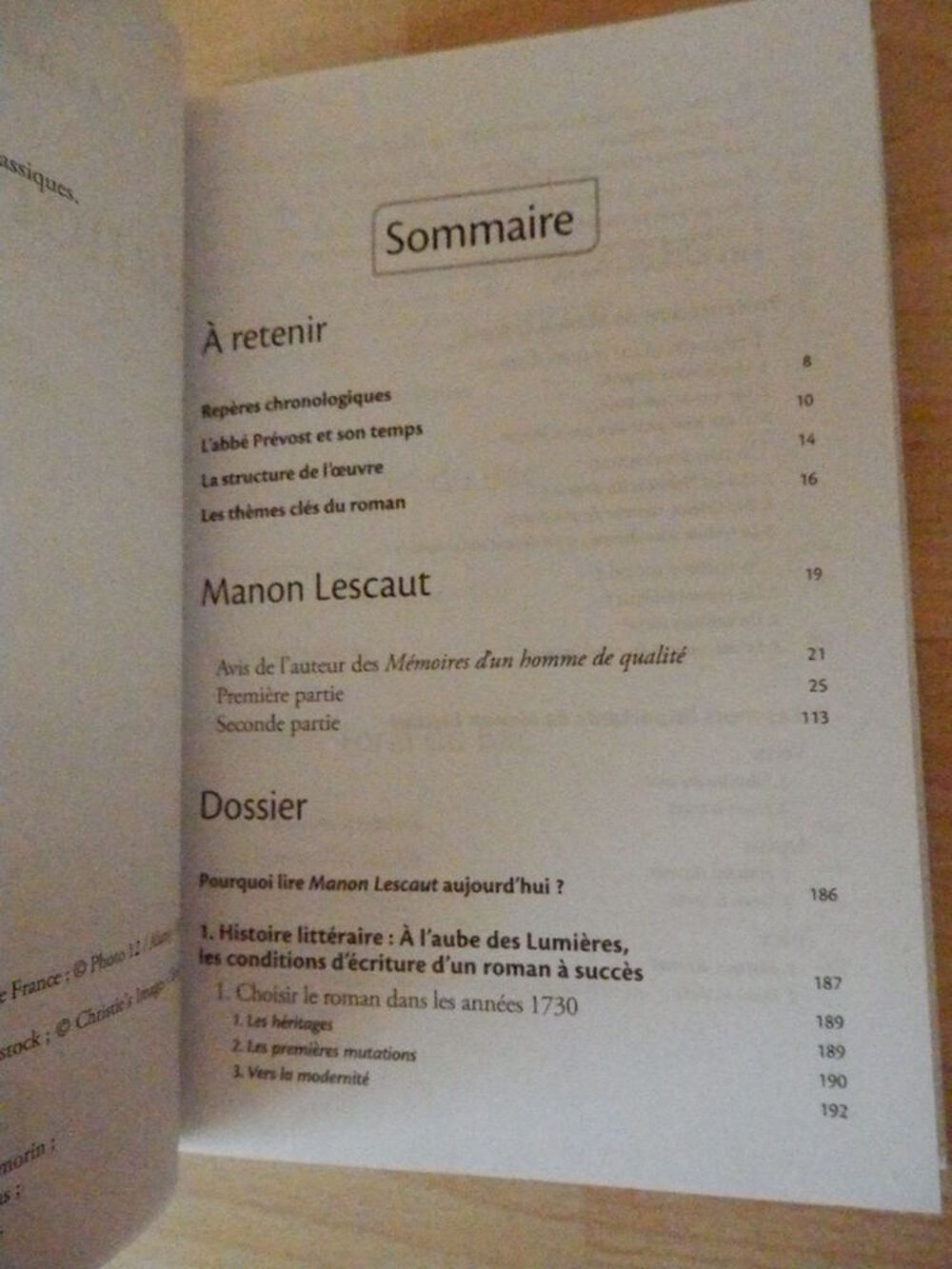 Livre + corrig&eacute;s : Manon Lescaut : NEUF Livres et BD