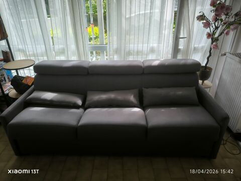 Canap� lit 4-5 placesMOON XXL  tissu gris 250 Chelles (77)