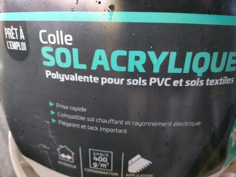 Colle acrylique pour sol pvc et textiles 20 Sarpourenx (64)