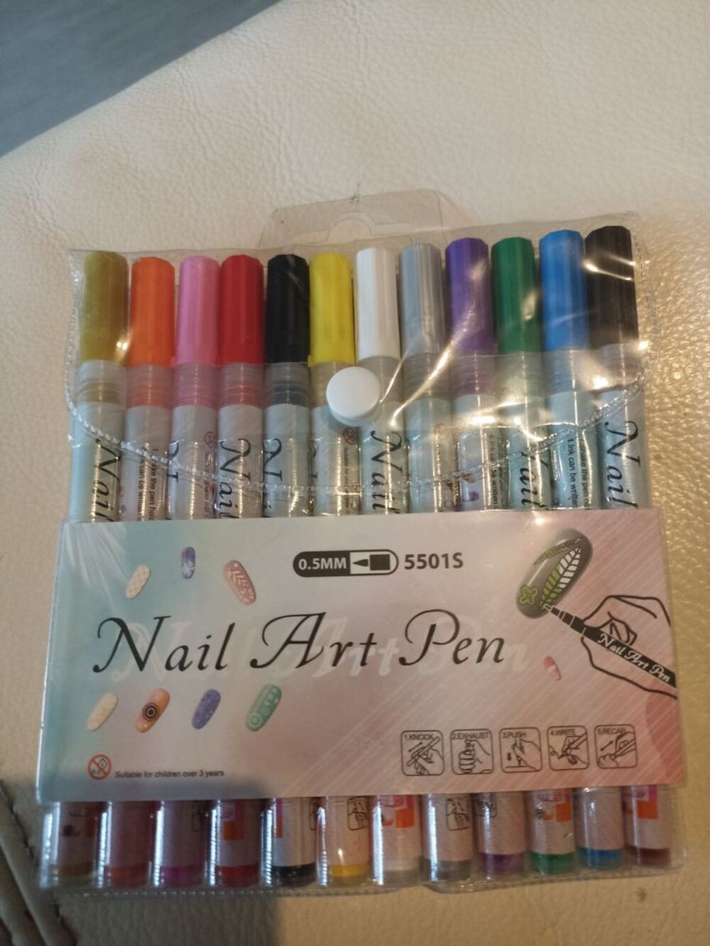 12 couleurs nail art pen neuf Décoration