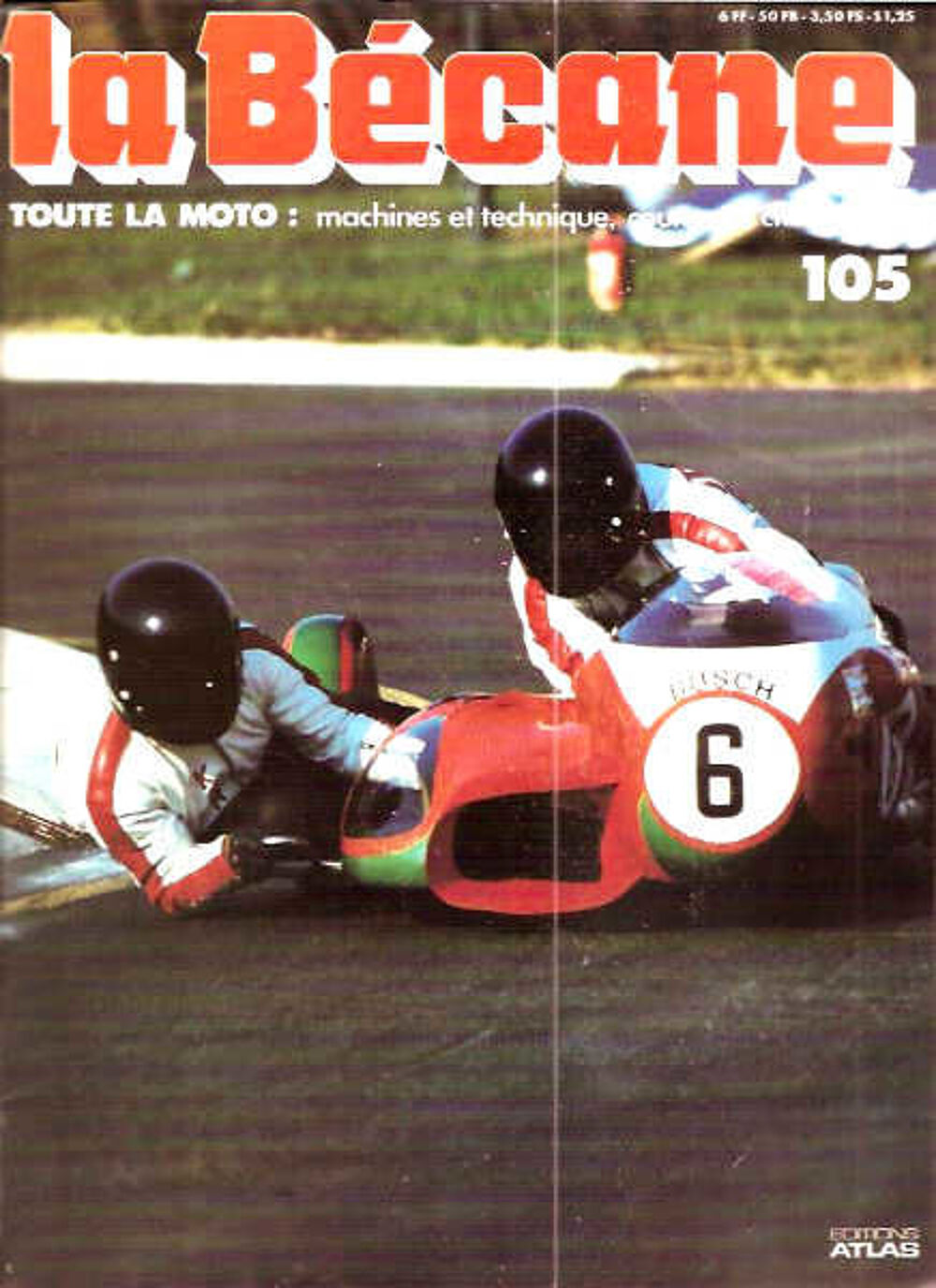 La B&eacute;cane 105 SIDE-CARS Tourisme Comp&eacute;tition TT Livres et BD