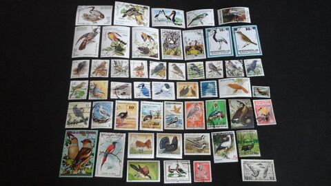 Timbres sur les oiseaux 4 Angers (49)